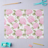 Southern Pink Hydrangea Tissue Paper Seidenpapier (Basteln)