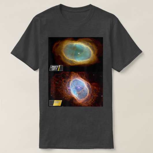 Southern Ring Nebula NASA James Webb Space Telesco T-Shirt (Design vorne)