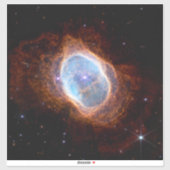 Southern Ring Nebula Space James Webb Telescope Aufkleber (Blatt)