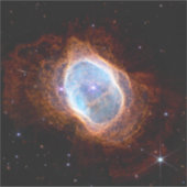 Southern Ring Nebula Space James Webb Telescope Aufkleber (Vorderseite)
