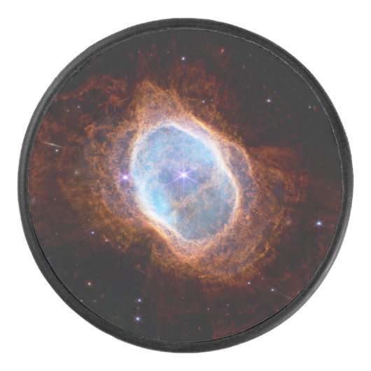 Southern Ring Nebula Space James Webb Telescope Eishockey Puck (Vorderseite)