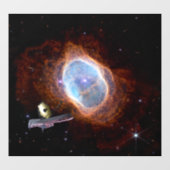 Southern Ring Nebula Space James Webb Telescope Fensteraufkleber (Blatt)