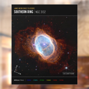Southern Ring Nebula Space James Webb Telescope Fensteraufkleber