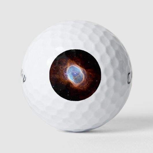 Southern Ring Nebula Space James Webb Telescope Golfball (Vorderseite)
