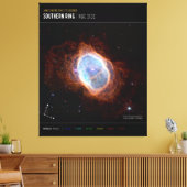 Southern Ring Nebula Space James Webb Telescope Leinwanddruck (Insitu (Wohnzimmer))