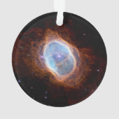 Southern Ring Nebula Space James Webb Telescope Ornament (Rückseite)