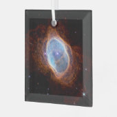Southern Ring Nebula Space James Webb Telescope Ornament Aus Glas (Vorderseite links)