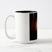 Southern Ring Nebula Space James Webb Telescope Zweifarbige Tasse (Links)