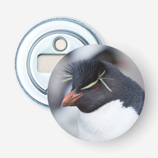 Southern Rockhopper Penguin Flaschenöffner (Vorderseite)