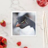 Southern Rockhopper Penguin Serviette (Beispiel)