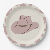Southern Rodeo Pink Cowgirl Birthday Paper Teller (Vorderseite)
