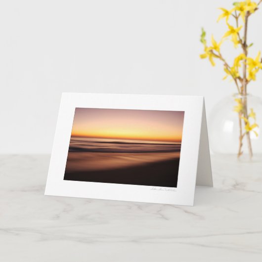 Southern Shores Daybreak Frameable Foto Karte (Gelbe Blume)