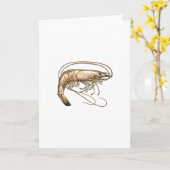 Southern Shrimp Art Karte (Gelbe Blume)