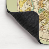 Southern Sky Star Chart and Constellation Map Mousepad (Ecke)