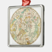 Southern Sky Star Chart and Constellation Map Silbernes Ornament (Links)