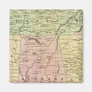 Southern Staaten Olney Map Magnet