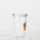 Southern Sweet Potato Pie Slice Soul Food Feinschm Acryltrinkbecher (Rechts)