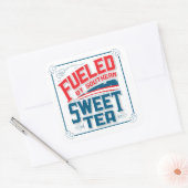 Southern Sweet Tee Square Stickers (Umschlag)