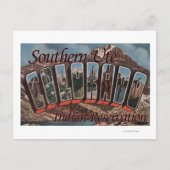 Southern Ute Indian Reservation, Colorado Postkarte (Vorderseite)