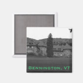 Southern Vermont Uni Mansion, Bennington Magnet (Vorderseite/Rückseite)