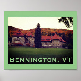 Southern Vermont Uni Mansion, Bennington Poster