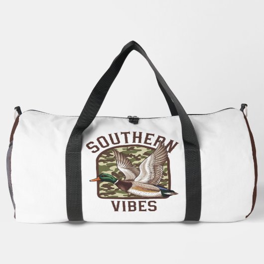 Southern Vibes Flying Duck Camo Duffle Bag (Rückseite)