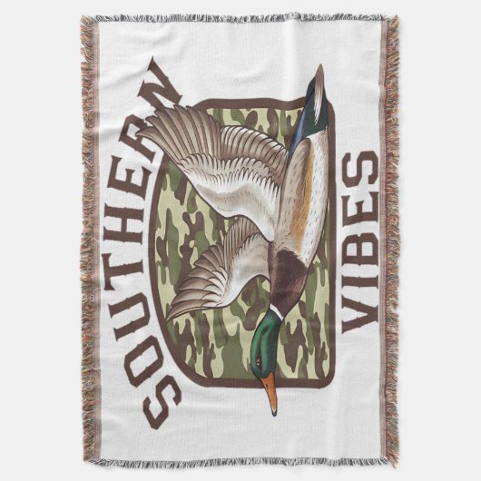 Southern Vibes Flying Duck Camouflage Decke (Vorderseite Vertikal)