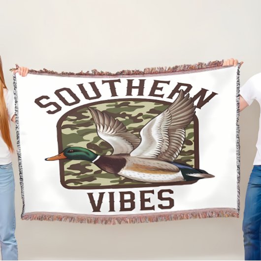 Southern Vibes Flying Duck Camouflage Decke