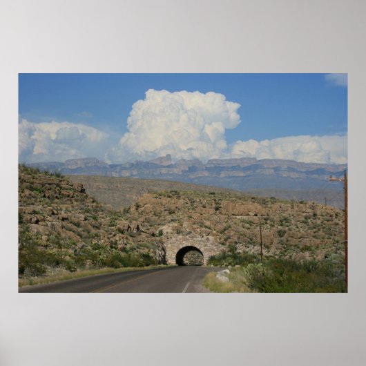 Southern Vista - Big Bend, Texas Poster (Vorne)