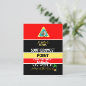 Southernmost Point Buoy Key West Postkarte (Stehend Vorderseite)