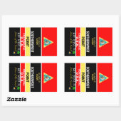 Southernmost Point Buoy Key West Rechteckiger Aufkleber (Blatt)