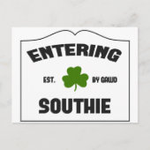 Southie betreten postkarte (Vorderseite)
