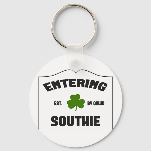 Southie betreten schlüsselanhänger (Vorderseite)