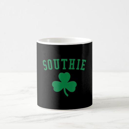 Southie Irish St Patrick's Day South Boston Kaffeetasse (Mittel)