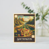 Southington, Connecticut | Vintage Postkarte (Stehend Vorderseite)