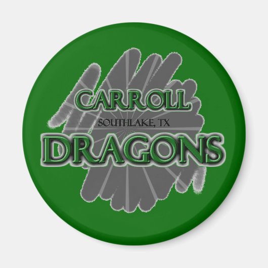 Southlake Carroll Dragons - Southlake, TX Magnet (Vorne)