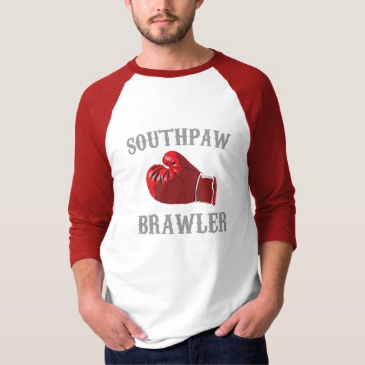 Southpaw Brawler T-Shirt (Vorderseite)