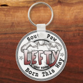 Southpaw Verlassen Handheld-Schlüsselanhänger Schlüsselanhänger (Vorderseite)