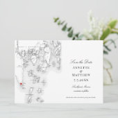 Southport Boothbay Hafen Maine Elegante Karte (Stehend Vorderseite)