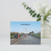 Southport Pier Postcard Postkarte (Stehend Vorderseite)