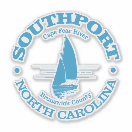 Southport (Segelboot) Aufkleber (Vorderseite)