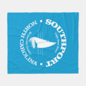 Southport (Segelboot) Fleecedecke (Vorderseite (Horizontal))