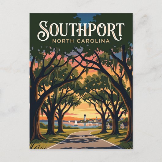 Southport USA Postkarte (Vorderseite)