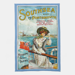 Southsea und Portsmouth Küchentuch