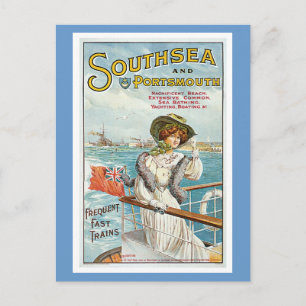 Southsea und Portsmouth Postkarte