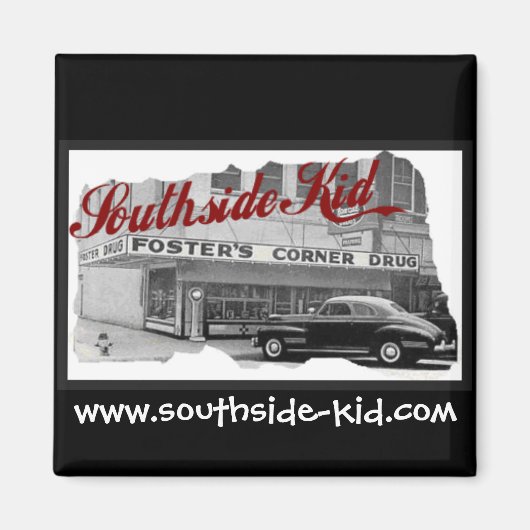 Southside Kid Square Car Magnet (Vorne)