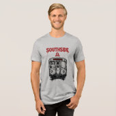 Southside Papst Tri-Blend Shirt (Vorderseite voll)
