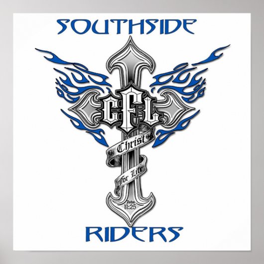 Southside Riders Poster 23"x23" (Vorne)