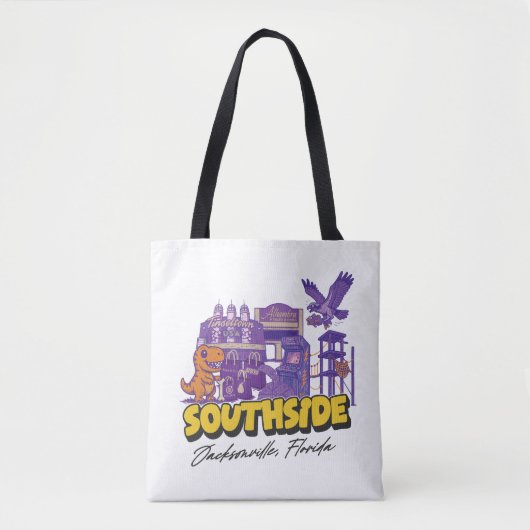 Southside-Stadtviertel-Tragetasche Tasche (Vorderseite)
