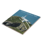 Southstack Leuchtturm Wales. Fliese (Seite)